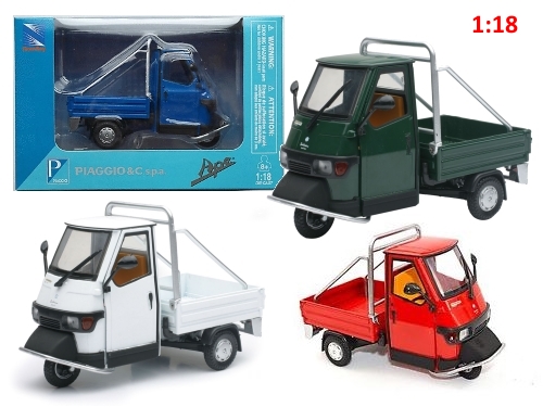 Giocattoli online ASSORTITI COLORI - PIAGGIO APE CROSS 50 1:18 