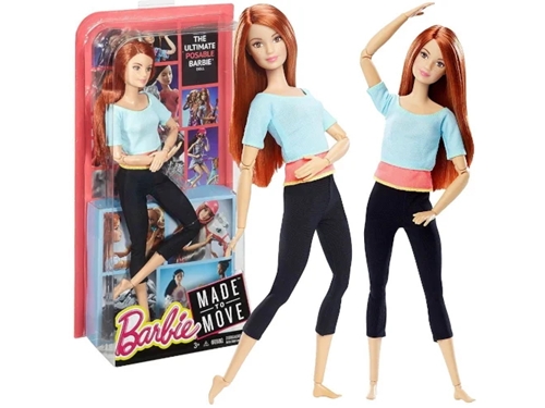 Giocattoli online BARBIE SNODATA SPORT DHL81 ASSORTITA - Barcode / Ean:  887961216226 - Barcode / Ean: 887961216240 - Barcode / Ean: 887961216196 -  Barcode / Ean: 887961233346 - Barcode / Ean: 887961323412 